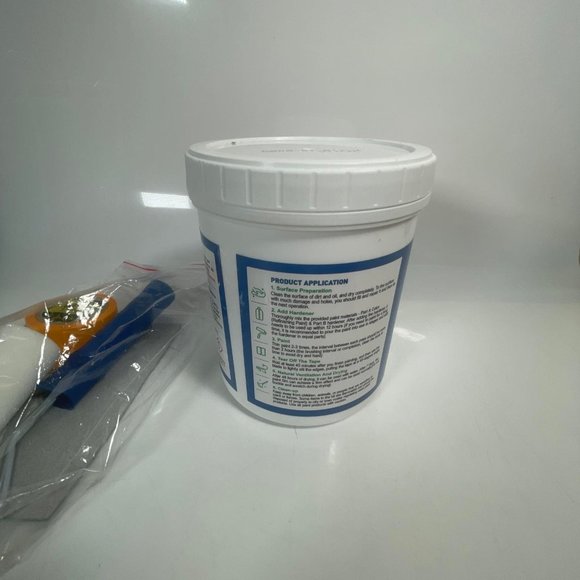 Duril Tile Refinishing Water Based Paint Low Odor &nVOC 1Kg 2 Coats 40-50 Sq. ft - Picture 3 of 8